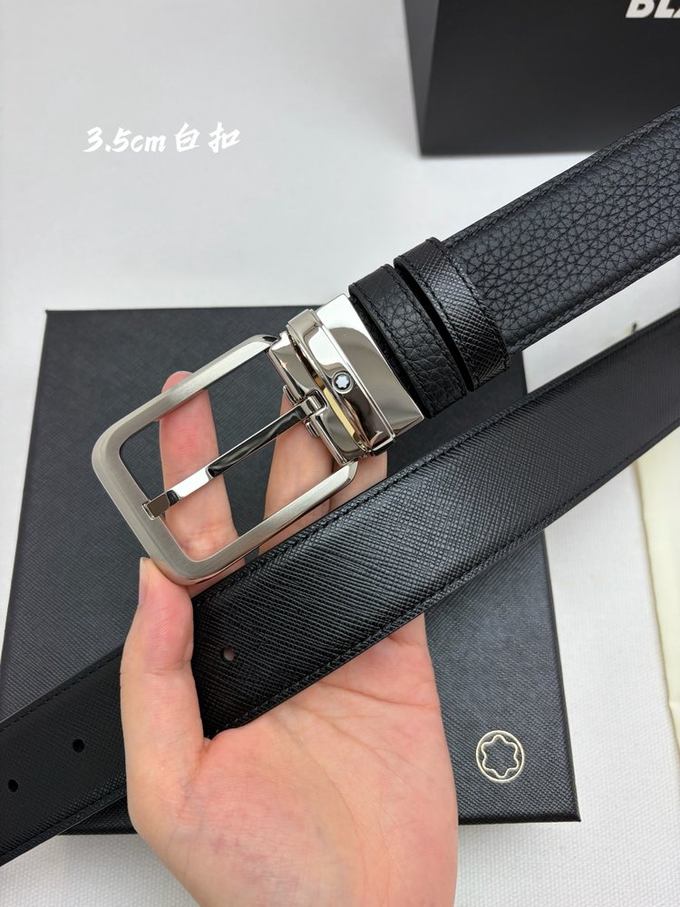 Montblanc 가죽 비즈니스 캐주얼 벨트 001-285961