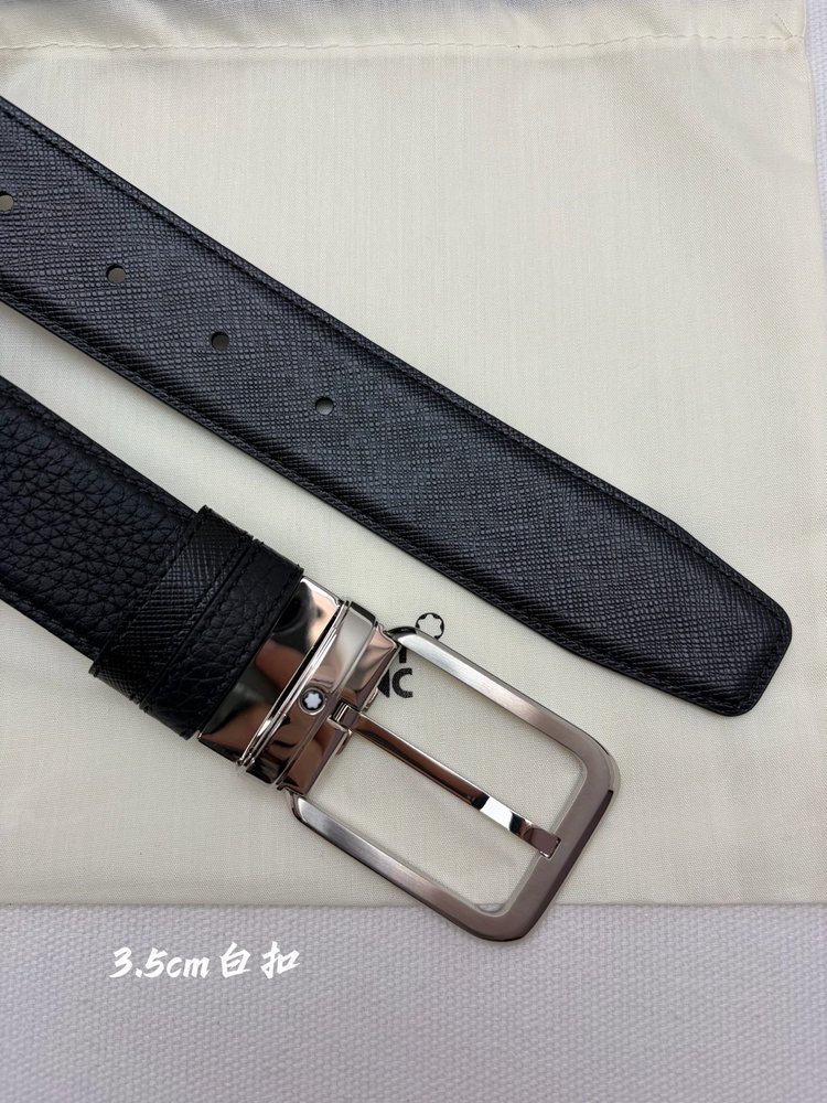Montblanc 가죽 비즈니스 캐주얼 벨트 001-285961