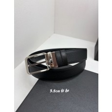 Montblanc 가죽 비즈니스 캐주얼 벨트 001-285961