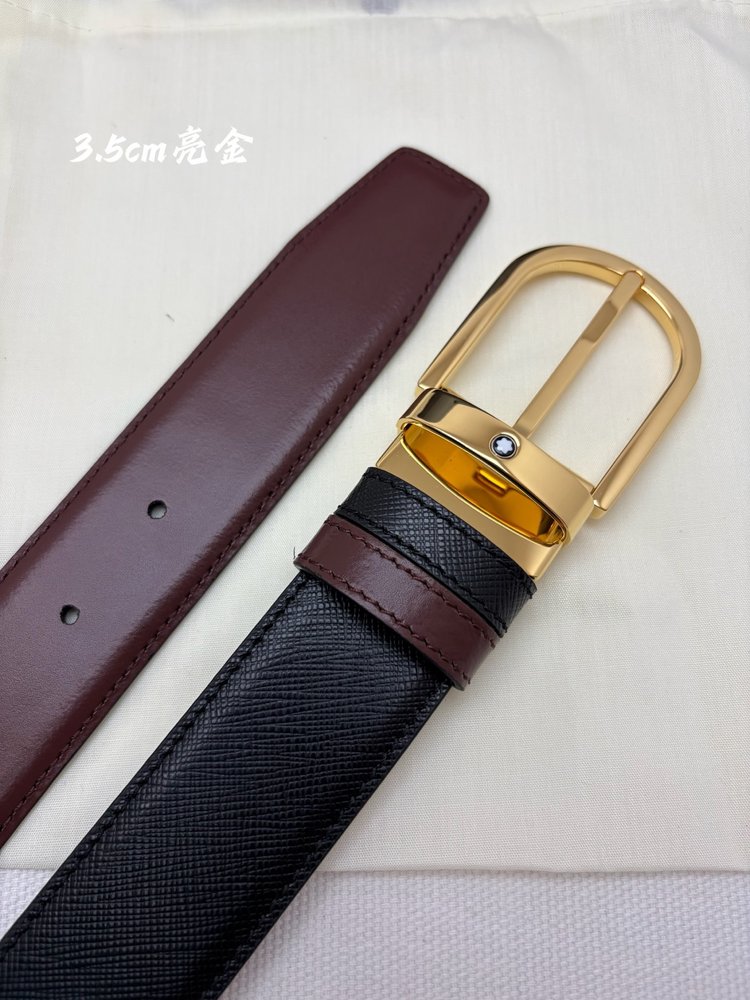 몽블랑 소가죽 비즈니스 캐주얼 벨트 001-285966