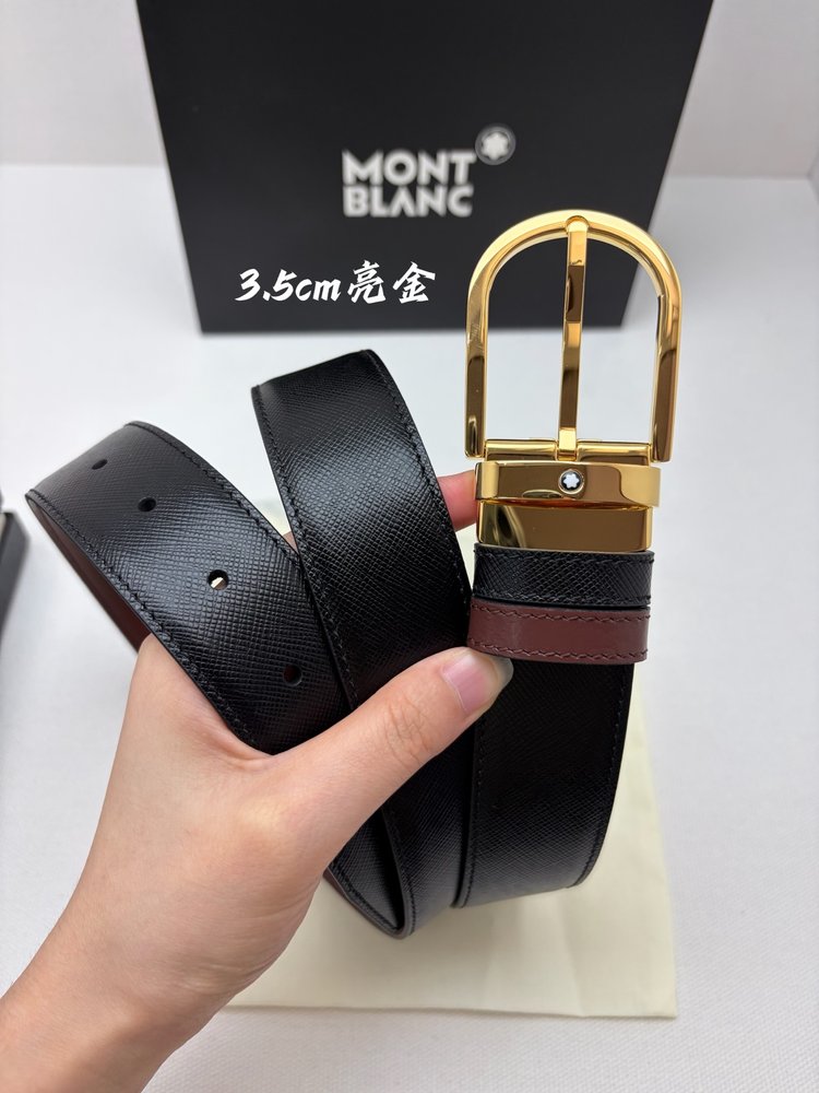 몽블랑 소가죽 비즈니스 캐주얼 벨트 001-285966