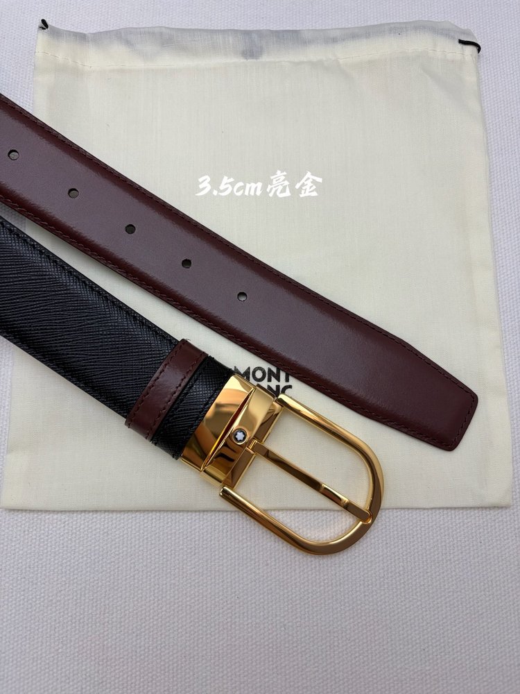 몽블랑 소가죽 비즈니스 캐주얼 벨트 001-285966