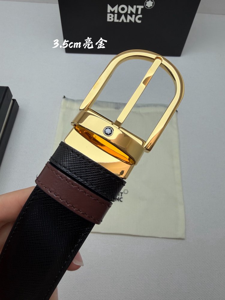 몽블랑 소가죽 비즈니스 캐주얼 벨트 001-285966
