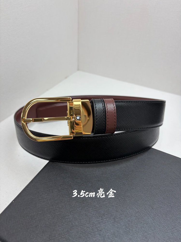 몽블랑 소가죽 비즈니스 캐주얼 벨트 001-285966