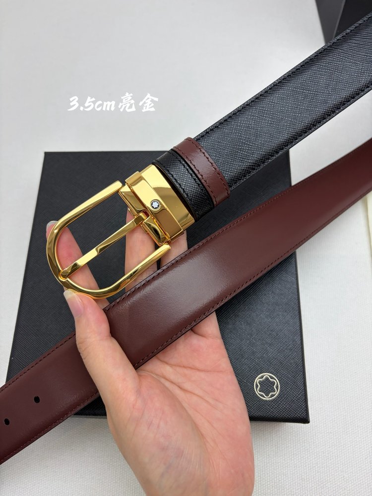 몽블랑 소가죽 비즈니스 캐주얼 벨트 001-285966