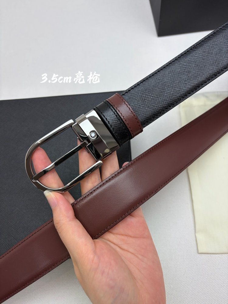 몽블랑 소가죽 비즈니스 캐주얼 벨트 001-285967