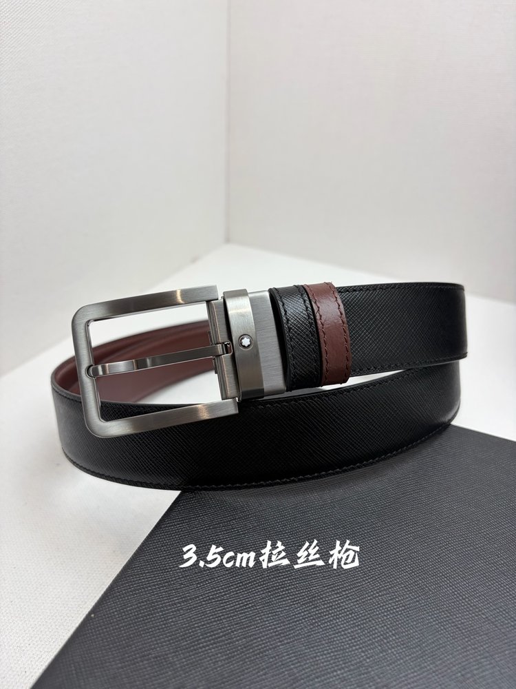 몽블랑 소가죽 비즈니스 캐주얼 벨트 001-285968
