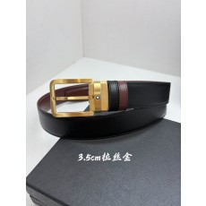 몽블랑 비즈니스 캐주얼 소가죽 벨트 001-285969