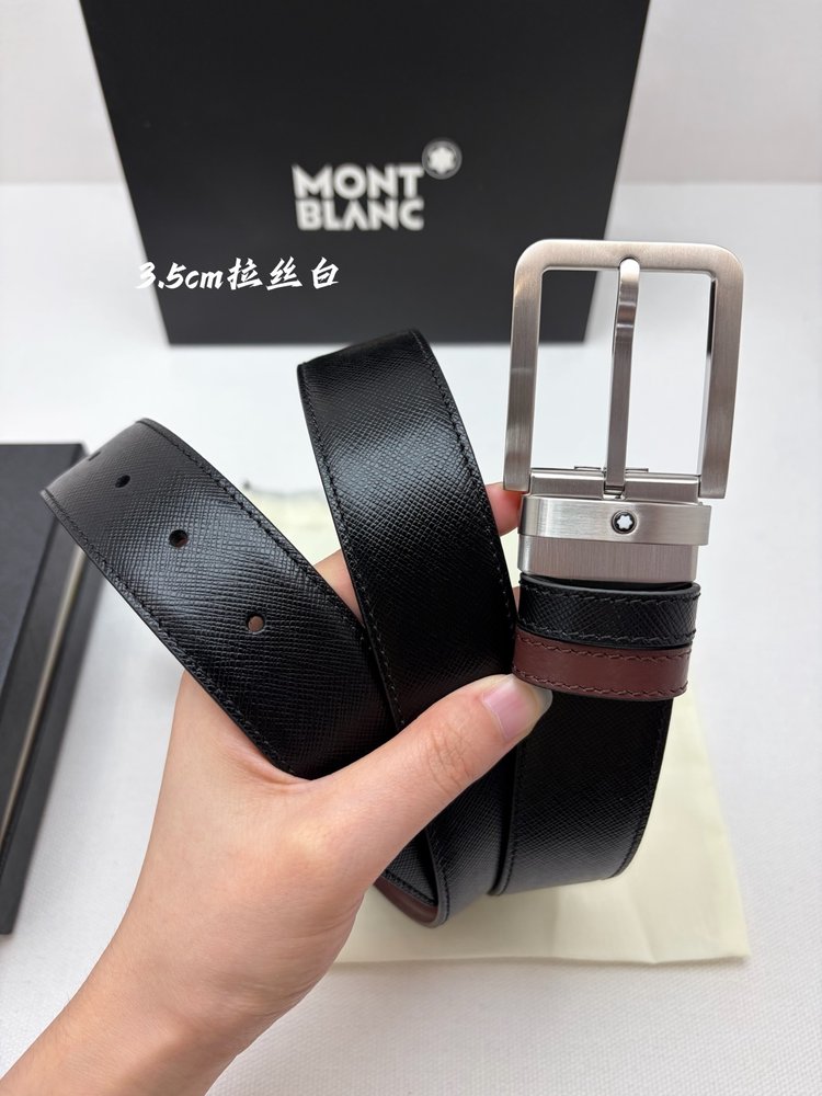 몽블랑 소가죽 비즈니스 캐주얼 벨트 001-285970