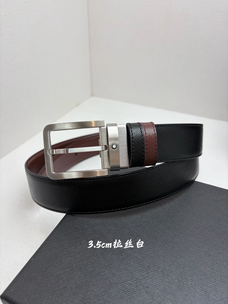 몽블랑 소가죽 비즈니스 캐주얼 벨트 001-285970