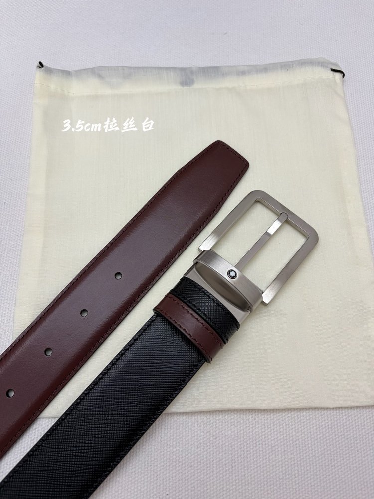 몽블랑 소가죽 비즈니스 캐주얼 벨트 001-285970