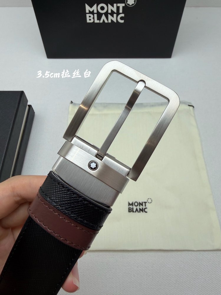 몽블랑 소가죽 비즈니스 캐주얼 벨트 001-285970