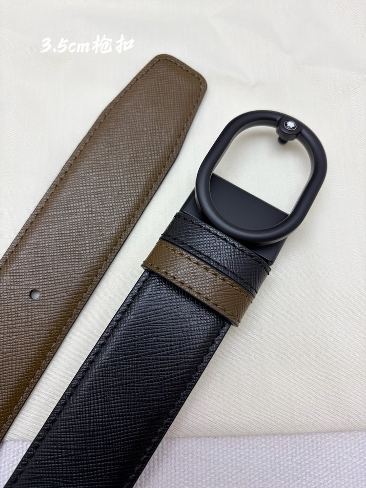 몽블랑 천연소가죽 비즈니스 캐주얼 벨트 001-285976