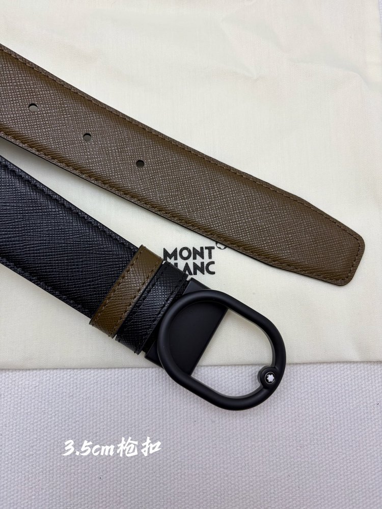 몽블랑 천연소가죽 비즈니스 캐주얼 벨트 001-285976
