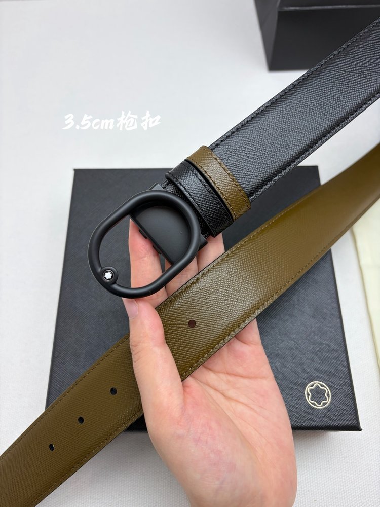 몽블랑 천연소가죽 비즈니스 캐주얼 벨트 001-285976