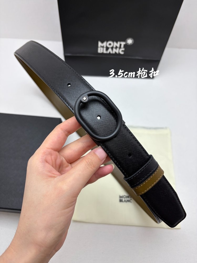 몽블랑 천연소가죽 비즈니스 캐주얼 벨트 001-285976