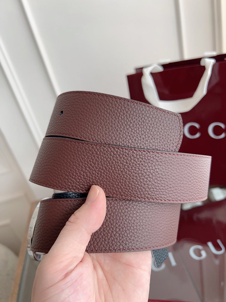 Gucci 더블G 버클 남성용 벨트 4cm 양면 양색 001-285978