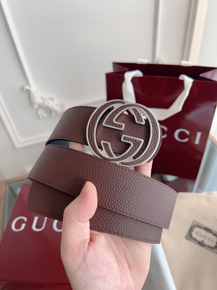 Gucci 더블G 버클 남성용 벨트 4cm 양면 양색 001-285978