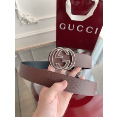 Gucci 더블G 버클 남성용 벨트 4cm 양면 양색 001-285978
