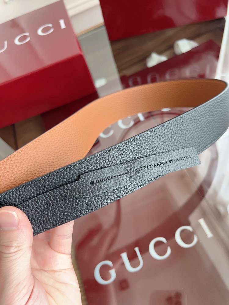 구찌 더블G 버클 남성 벨트 폭 4cm 001-285979