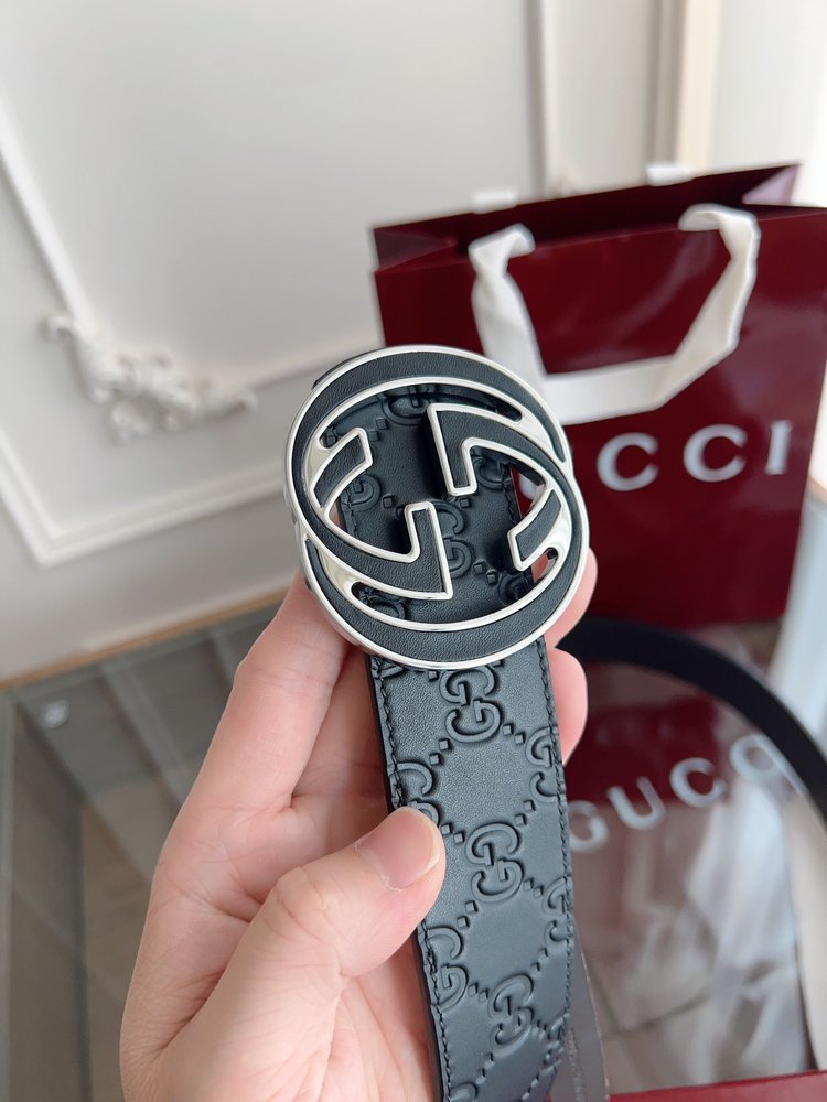 Gucci 이중G버클 남성용 양면 벨트 001-285981