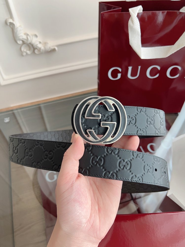 Gucci 이중G버클 남성용 양면 벨트 001-285981