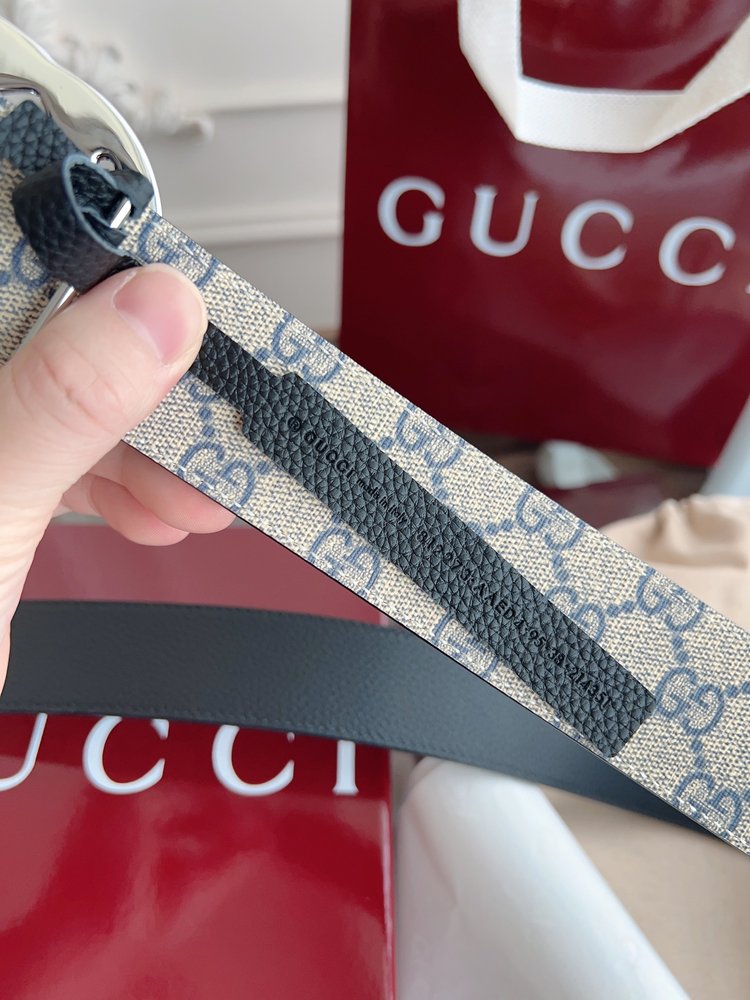 Gucci 더블 G 버클 남성용 벨트 001-285983
