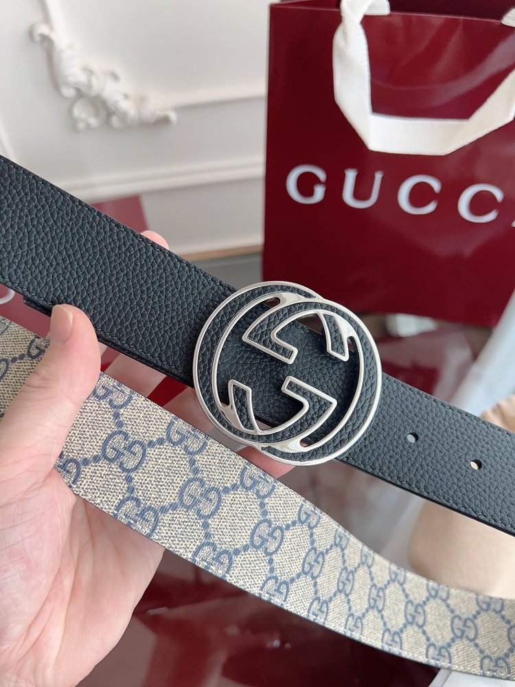 Gucci 더블 G 버클 남성용 벨트 001-285983