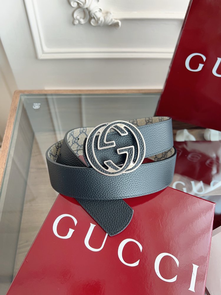 Gucci 더블 G 버클 남성용 벨트 001-285983