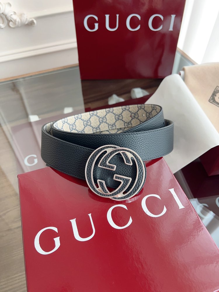Gucci 더블 G 버클 남성용 벨트 001-285983