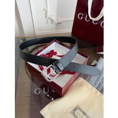 Gucci 송아지 가죽 입체 GG 하드웨어 벨트 001-285985