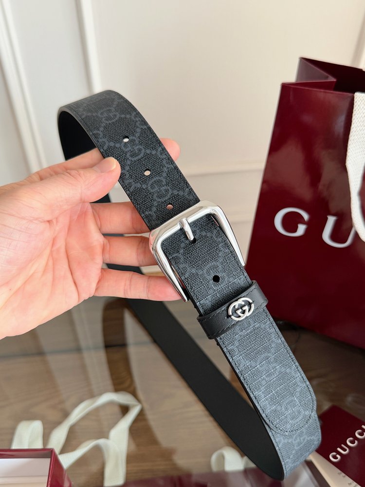 Gucci 커스텀 PVC 벨트 3.5cm 001-285987