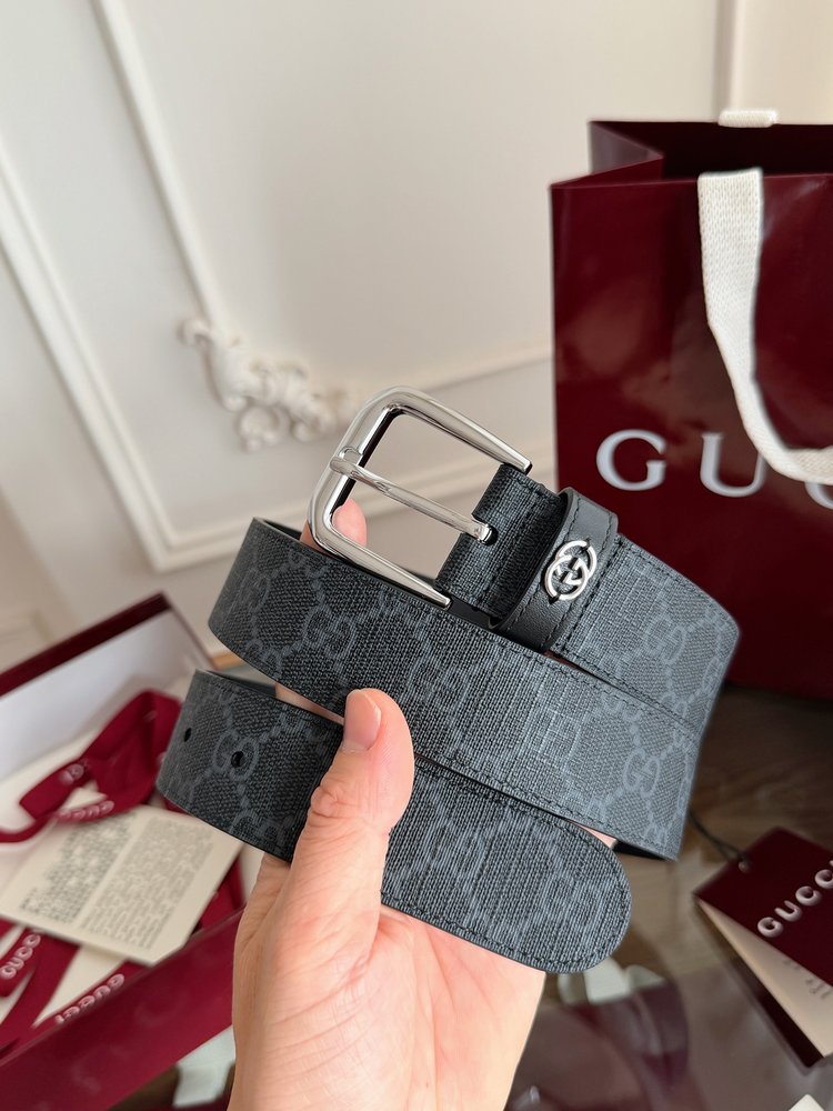 Gucci 커스텀 PVC 벨트 3.5cm 001-285987