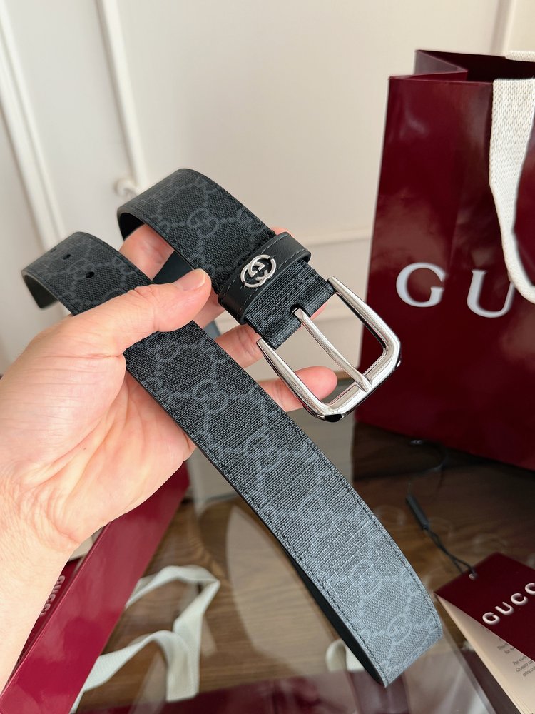 Gucci 커스텀 PVC 벨트 3.5cm 001-285987