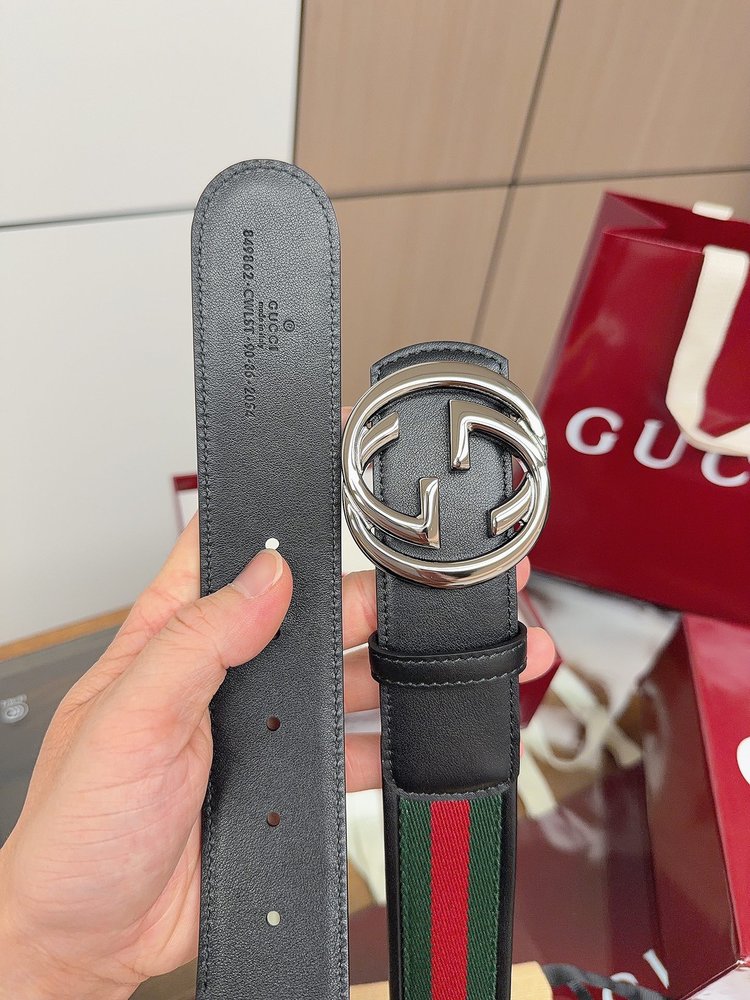 Gucci 양면 사용 가능한 더블 G 벨트 4cm 001-285988