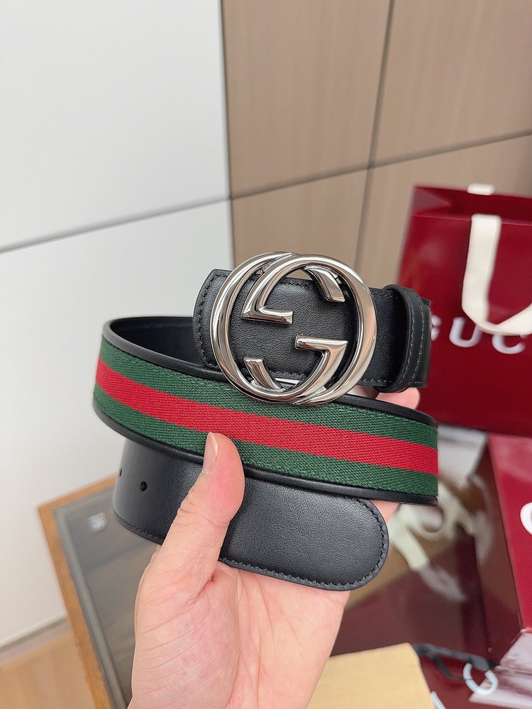 Gucci 양면 사용 가능한 더블 G 벨트 4cm 001-285988