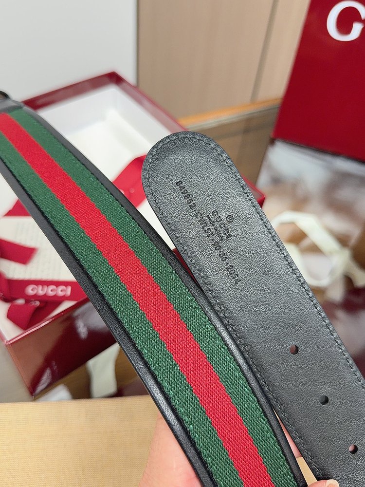 Gucci 양면 사용 가능한 더블 G 벨트 4cm 001-285988