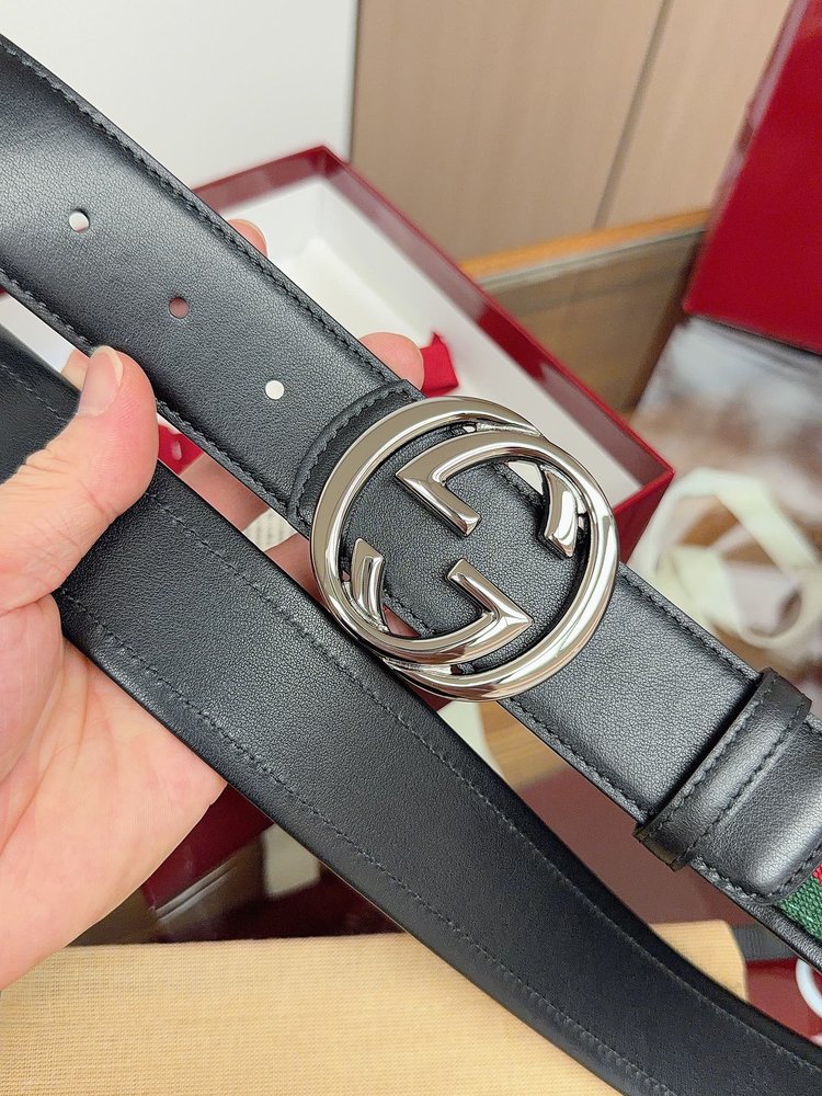 Gucci 양면 사용 가능한 더블 G 벨트 4cm 001-285988