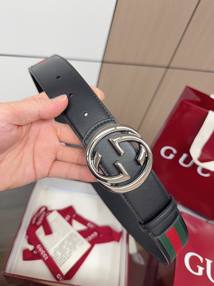 Gucci 양면 사용 가능한 더블 G 벨트 4cm 001-285988