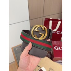 구찌 더블 G 웨빙 남성 벨트 001-285989