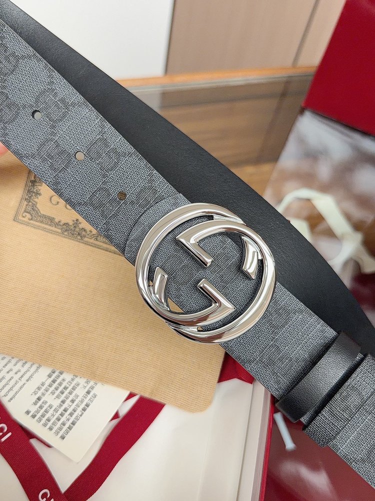 Gucci 남성 더블 G 뒤집을 수 있는 벨트 001-285992