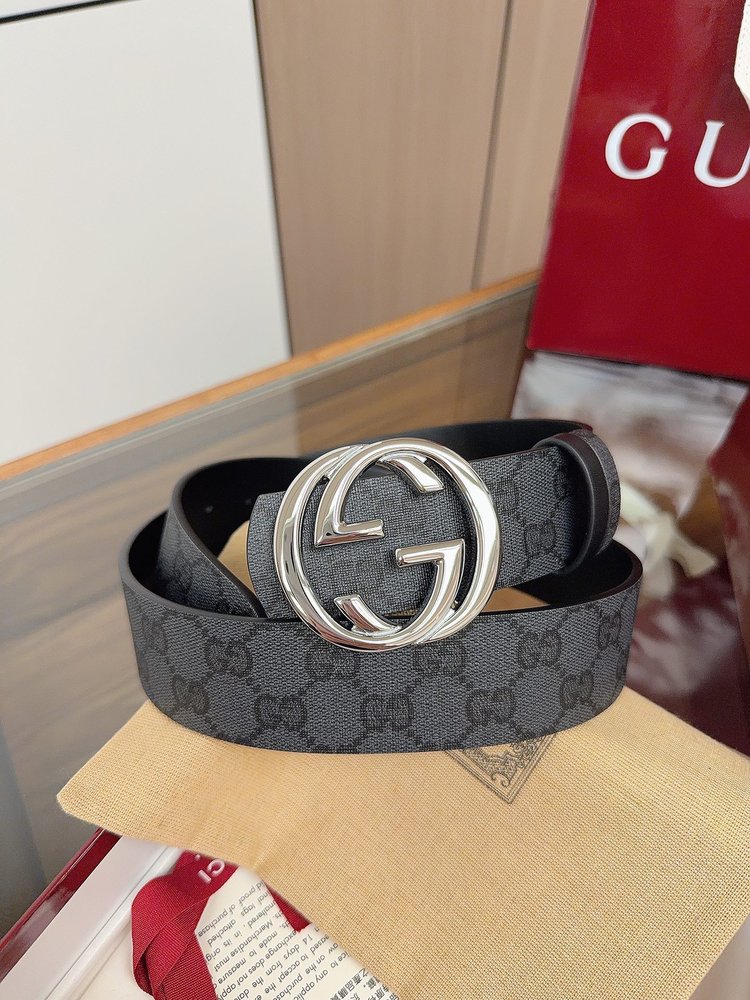 Gucci 남성 더블 G 뒤집을 수 있는 벨트 001-285992