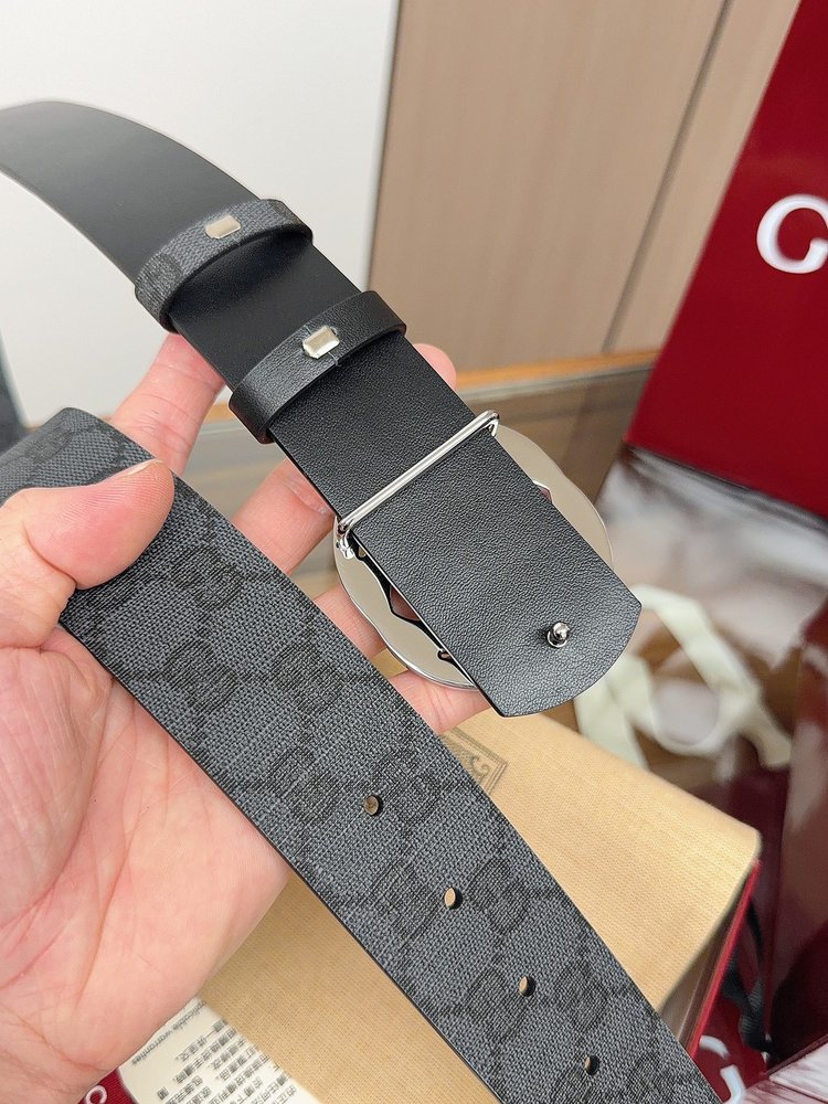 Gucci 남성 더블 G 뒤집을 수 있는 벨트 001-285992