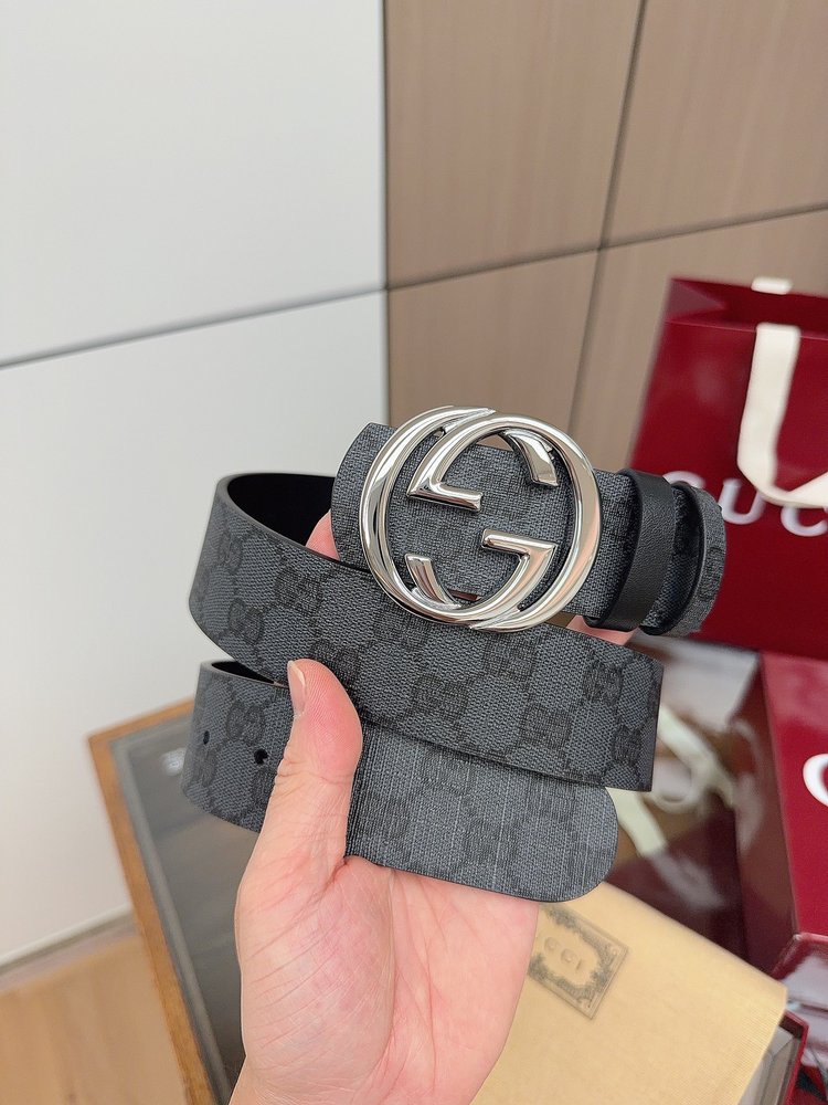 Gucci 남성 더블 G 뒤집을 수 있는 벨트 001-285992