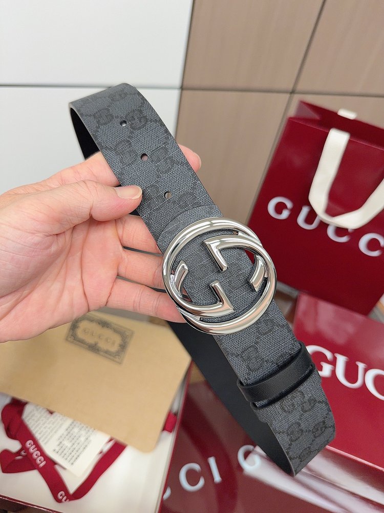Gucci 남성 더블 G 뒤집을 수 있는 벨트 001-285992