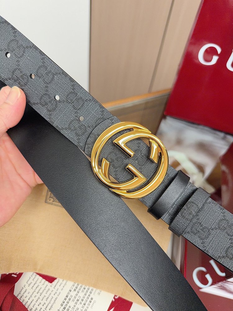 Gucci 남성 벨트 더블 G 로고 4cm 001-285993