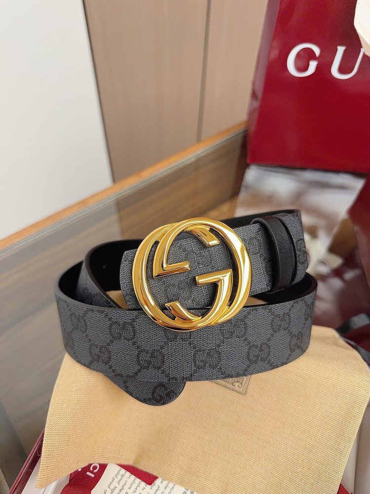 Gucci 남성 벨트 더블 G 로고 4cm 001-285993