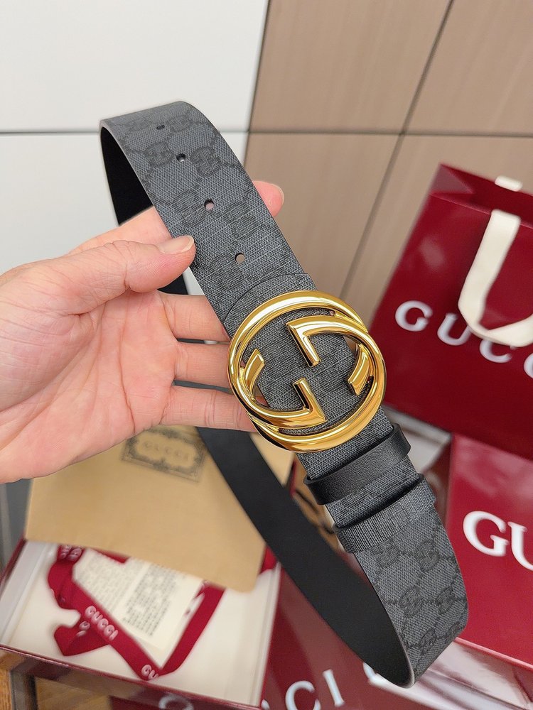 Gucci 남성 벨트 더블 G 로고 4cm 001-285993