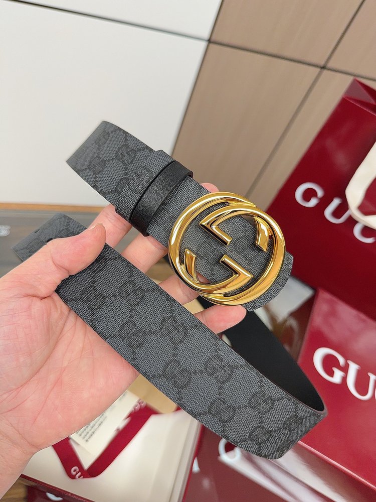 Gucci 남성 벨트 더블 G 로고 4cm 001-285993