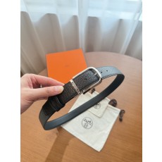 에르메스 심플 펀칭버클 양면 벨트 001-286035